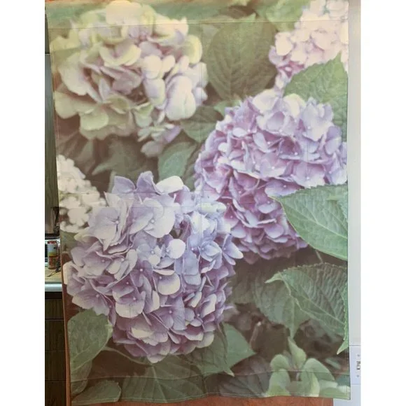 Hydrangeas Yard Flag 28 X 38 Garden Decor - Picture 1 of 1